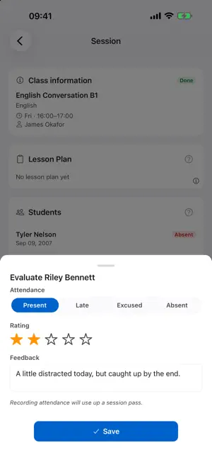 Tutor Diary screenshot 4