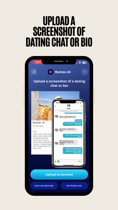 Romeo AI - Dating Text Screenshot