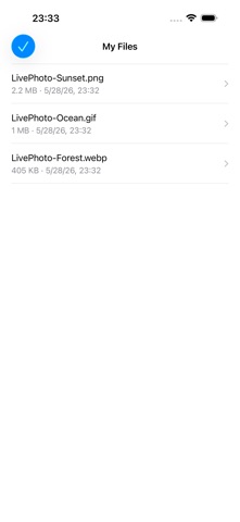 Live Photo GIF Video Maker iPhone screenshot