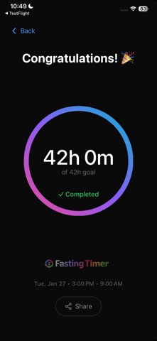 Fasting Timer by TrainerDay Screenshot 2 of 5
