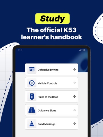 K53 South Africa Test 2026 iPad screenshot 5