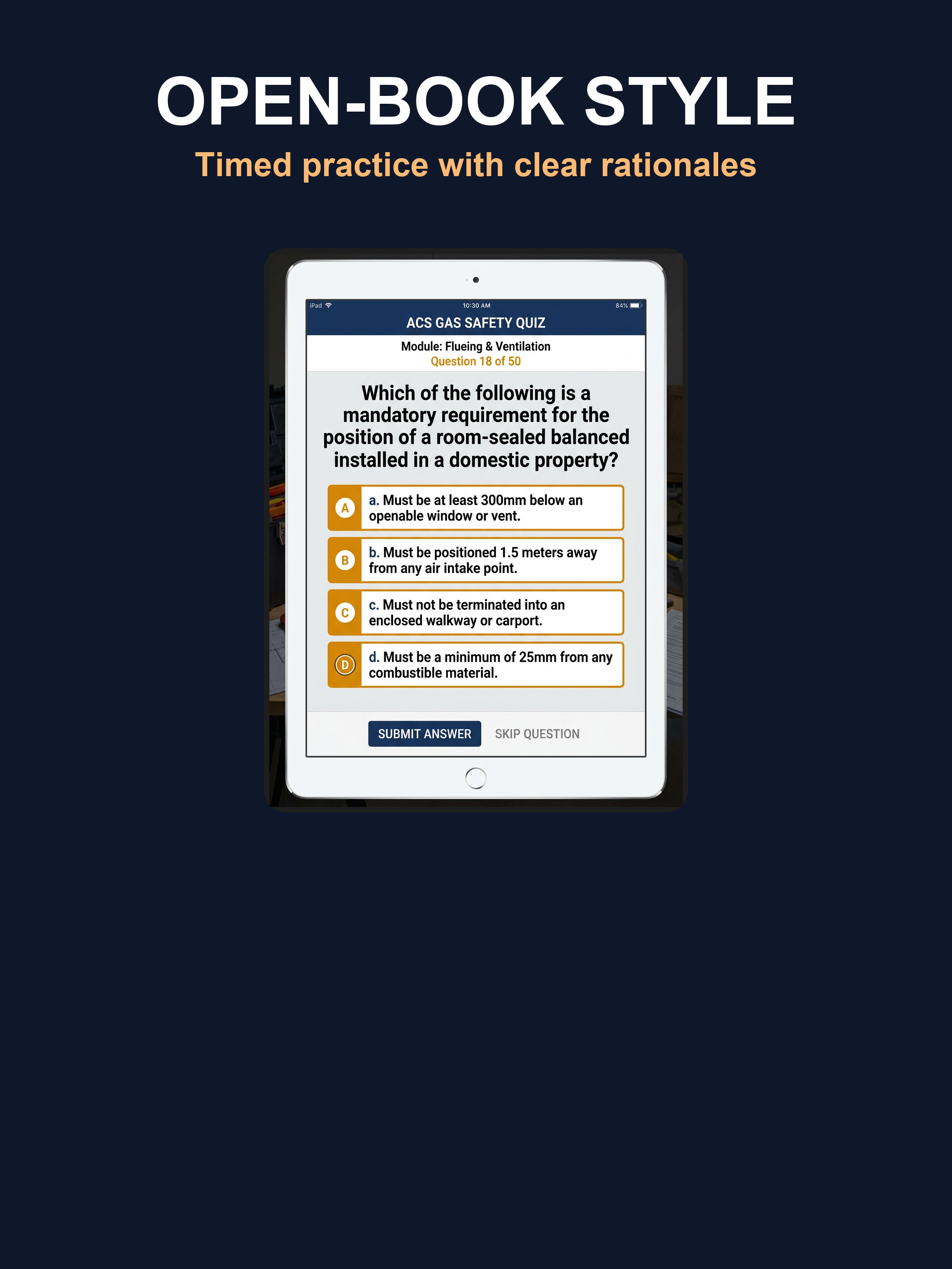 Gas Safe ACS Prep CCN1 screenshot 7