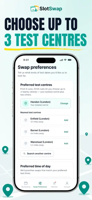 SlotSwap: UK Driving Test Swap screenshot 3