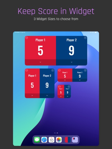 ScoreMate - Perfect Scoreboard iPad screenshot