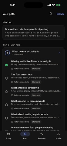 Thuztra Learn: Quant Finance Screenshot 2 of 5