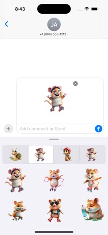 Cozy Critters Sticker Set Screenshot 5 of 5