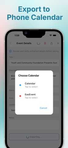 EasEvent: Calendar Assistant screenshot
