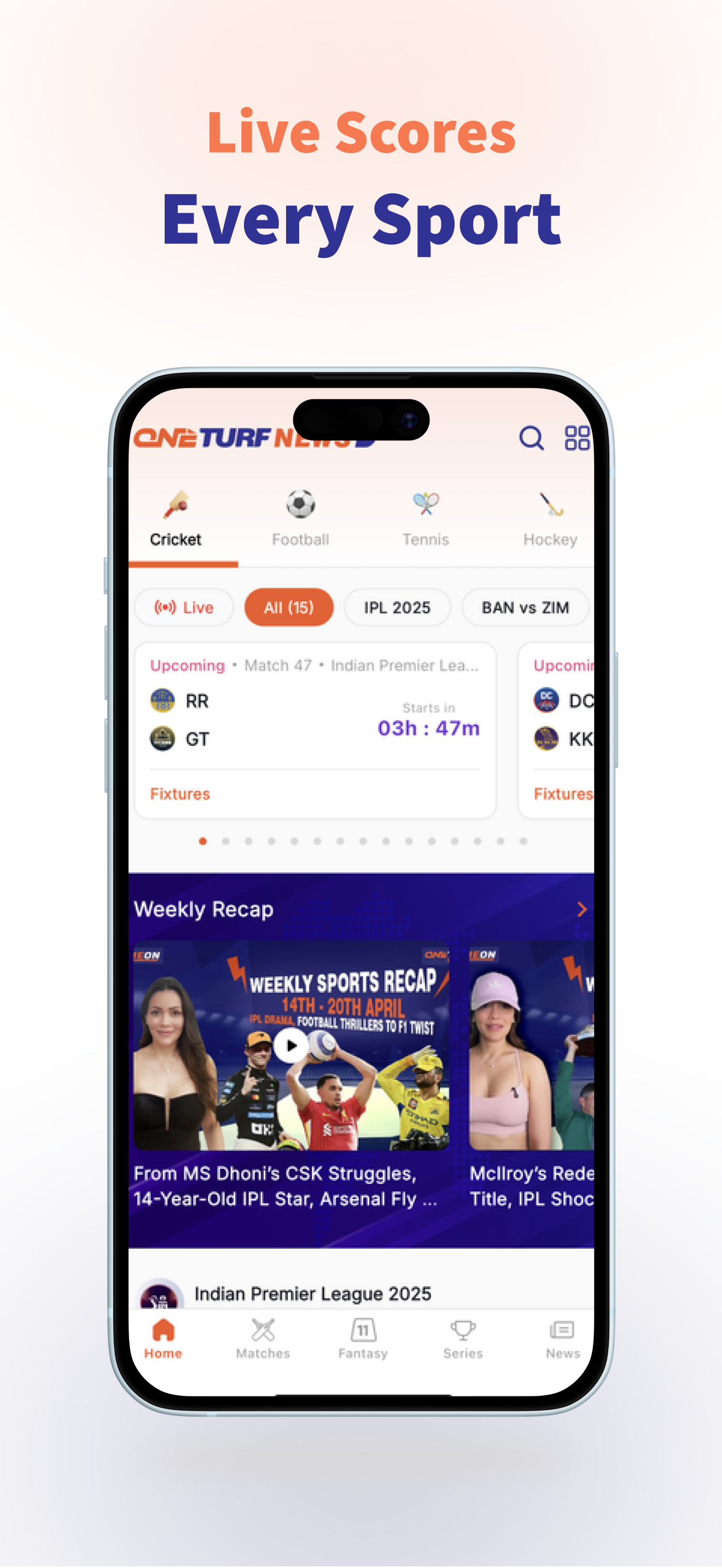 OneTurf News & Live Score