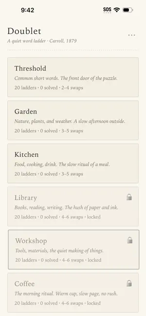 Doublet: Word Ladder screenshot 1