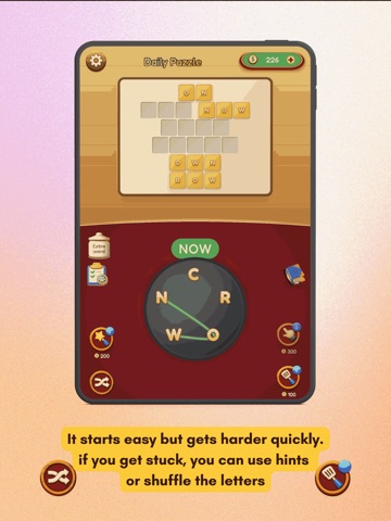 Word Bake: Crossword Game iPad screenshot