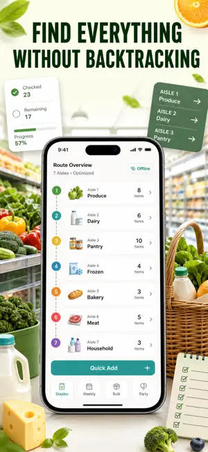 Simple Grocery List by Aisle screenshot 4