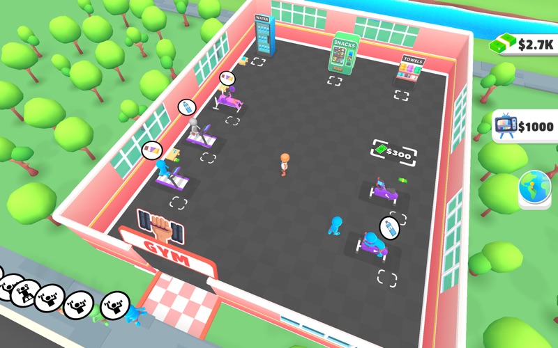 Idle Gym- Fitness Club Screenshot
