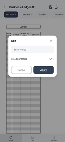 The Ledger iPhone screenshot