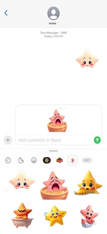 洗澡明星贴纸 screenshot