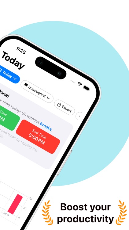 Clock in and out Hours-Tracker