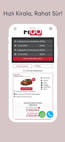 Figo Rent a Car screenshot