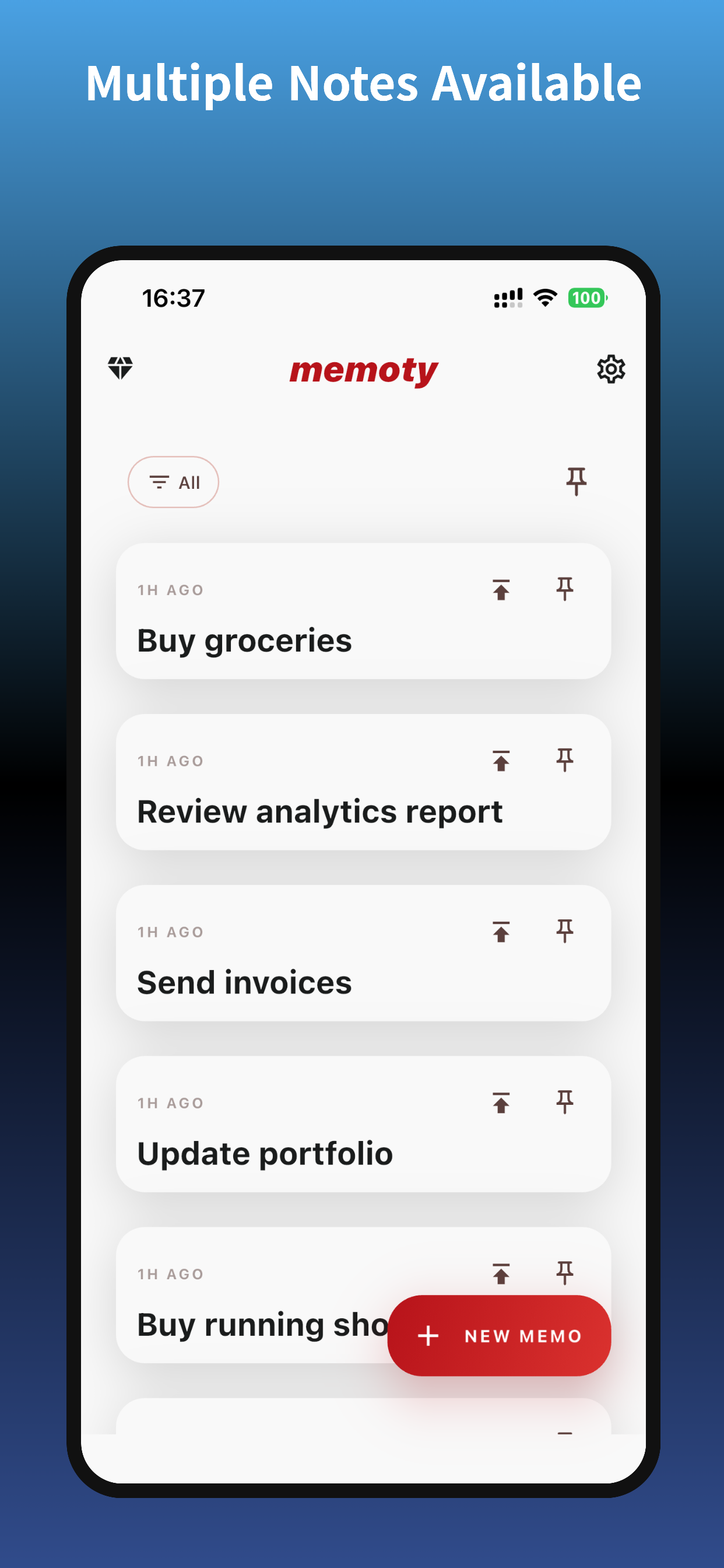 Memoty - Notes in Notify screenshot 3