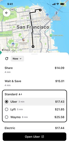 Hackney: Compare Rideshares screenshot
