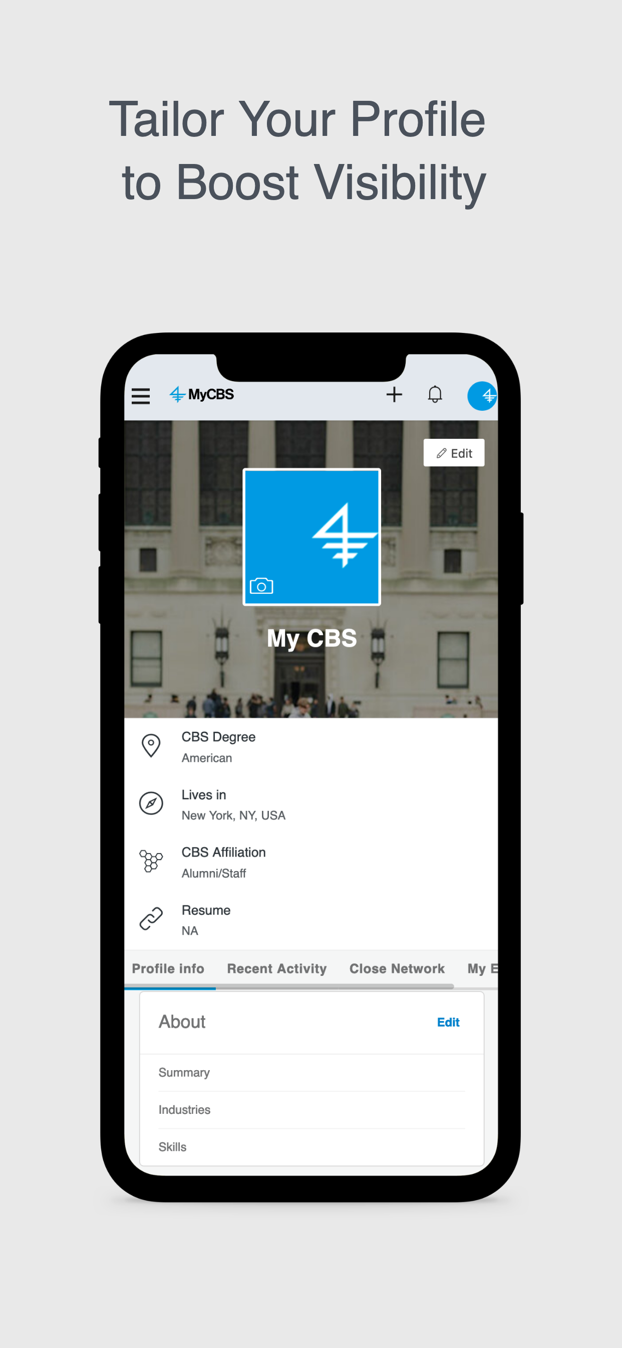 MyCBS screenshot 4