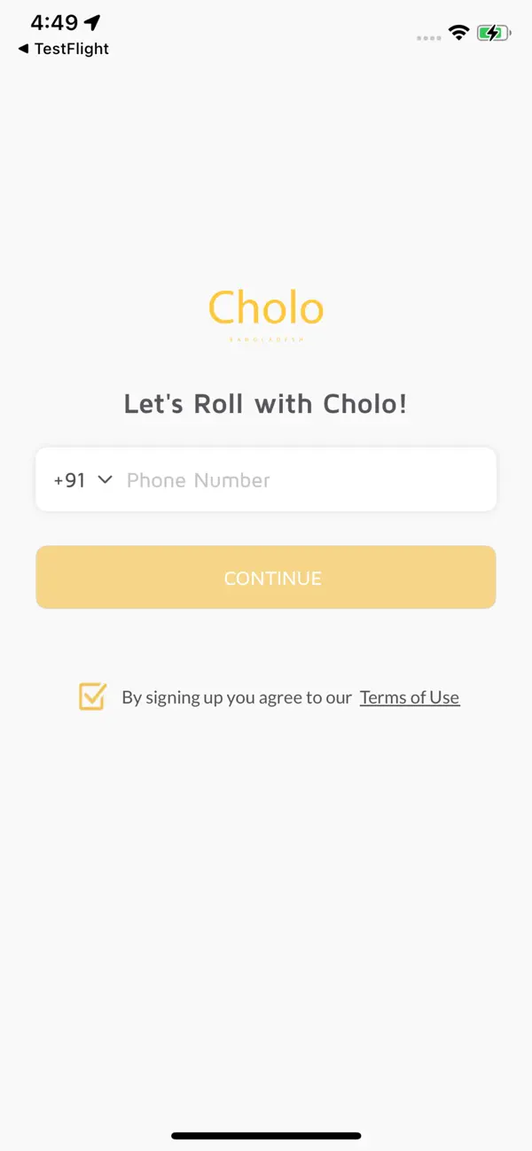 Screenshot #1 pour Cholo Customer