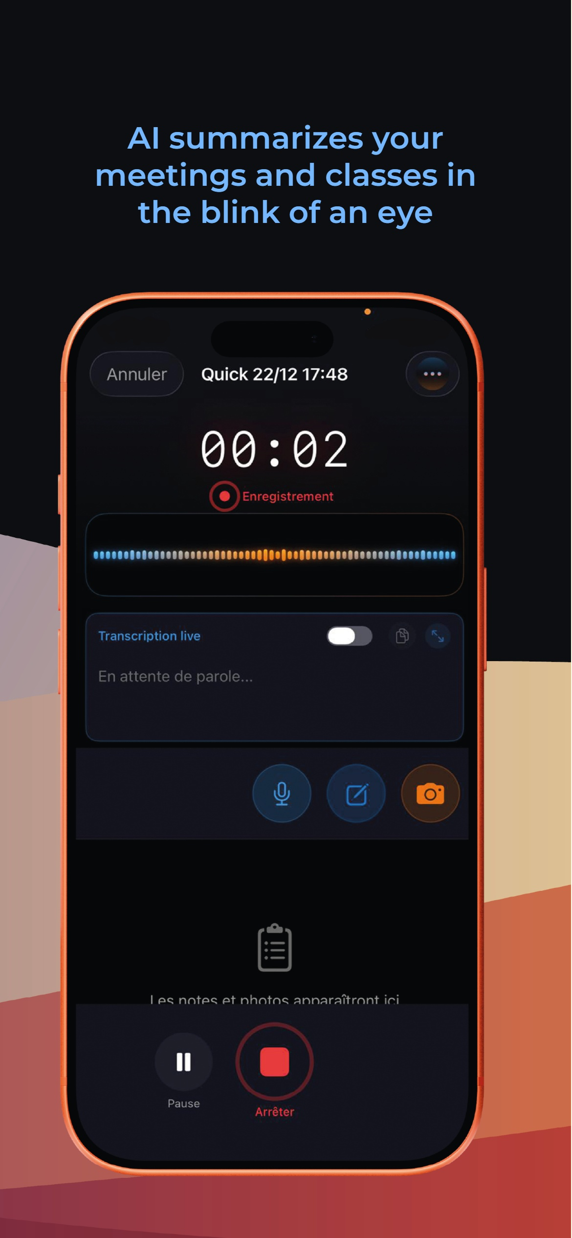 ConfSnap - Audio & Notes