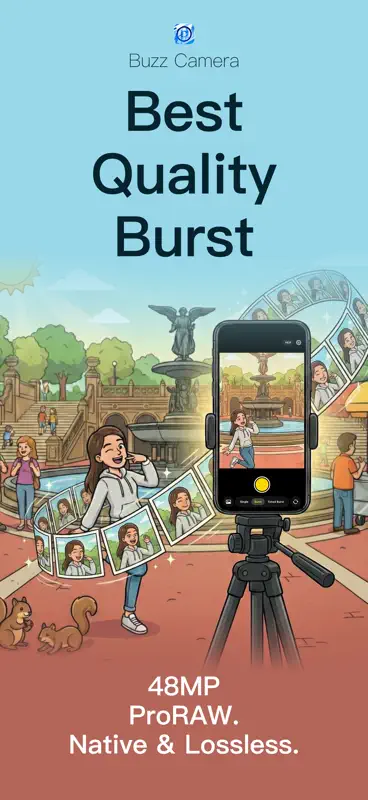BuzzCam - ProRAW Burst Camera screenshot 1 of 3