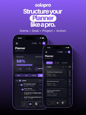 solopro: daily planner & to-do iPad screenshot