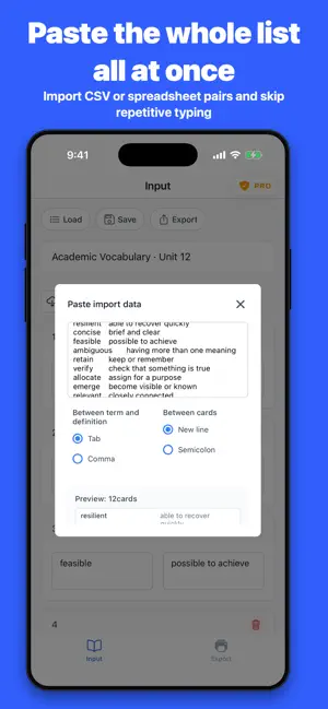 Print Flashcards - FlashPrint screenshot 4