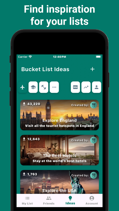 Bucket Connect Screenshot