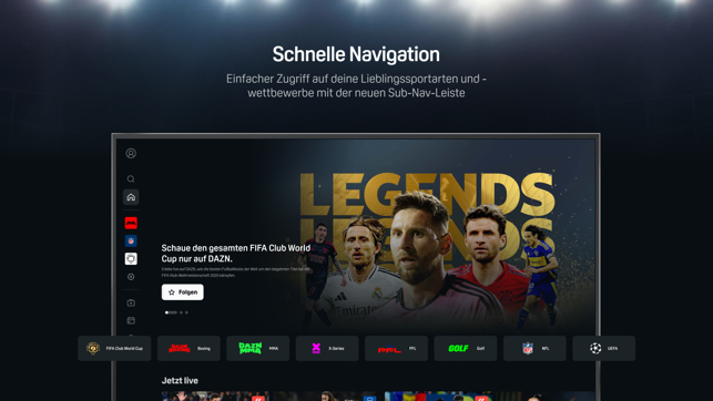 ‎DAZN Sport Live Stream Screenshot