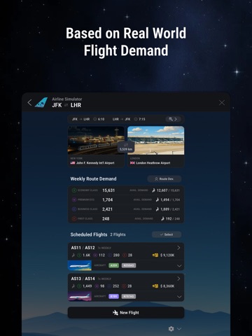 The Airline Simulator iPad screenshot