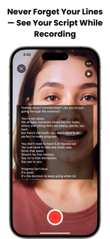CueCam: Teleprompter Camera screenshot
