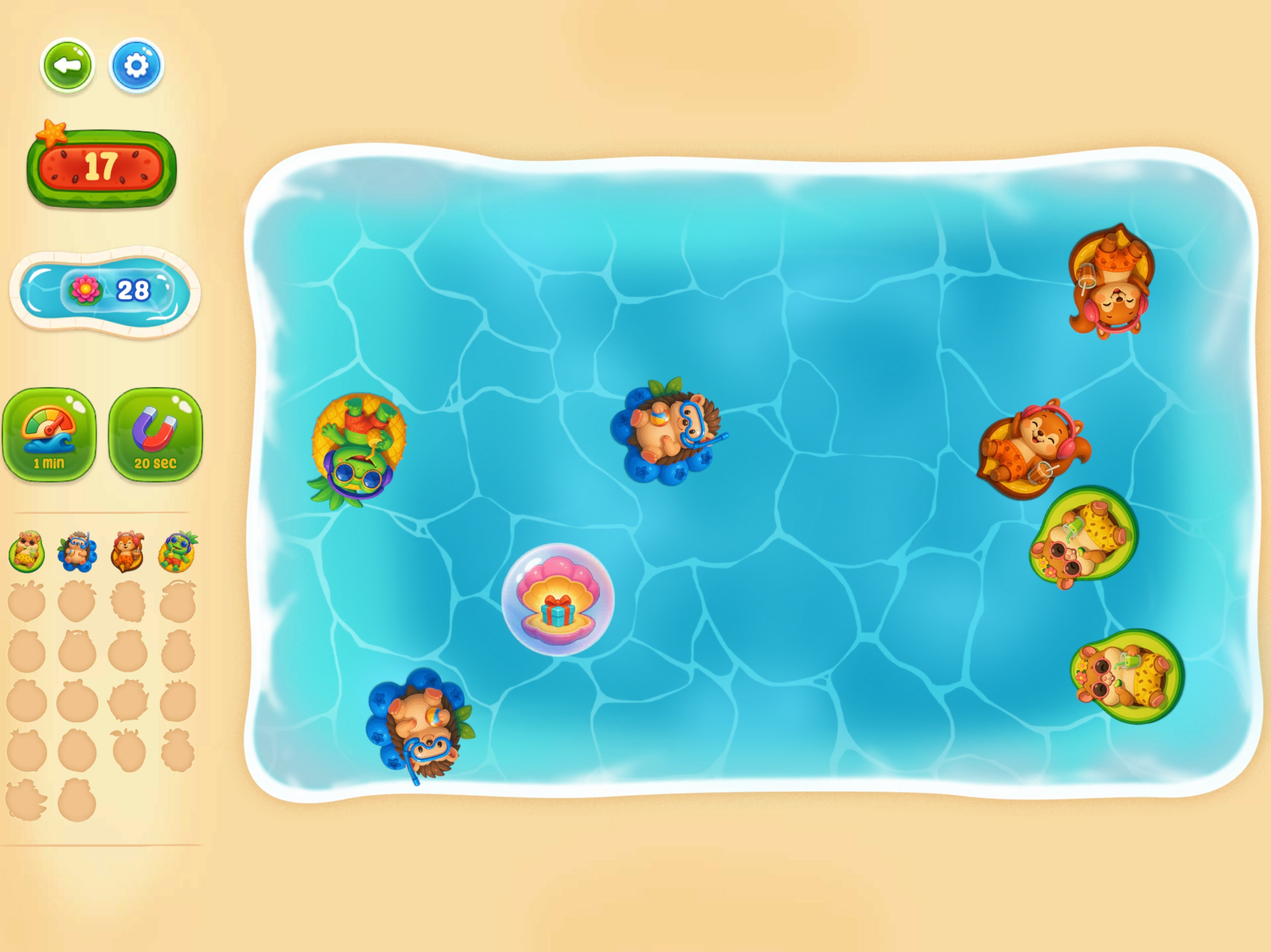 Fruit Merge: Floatie Party