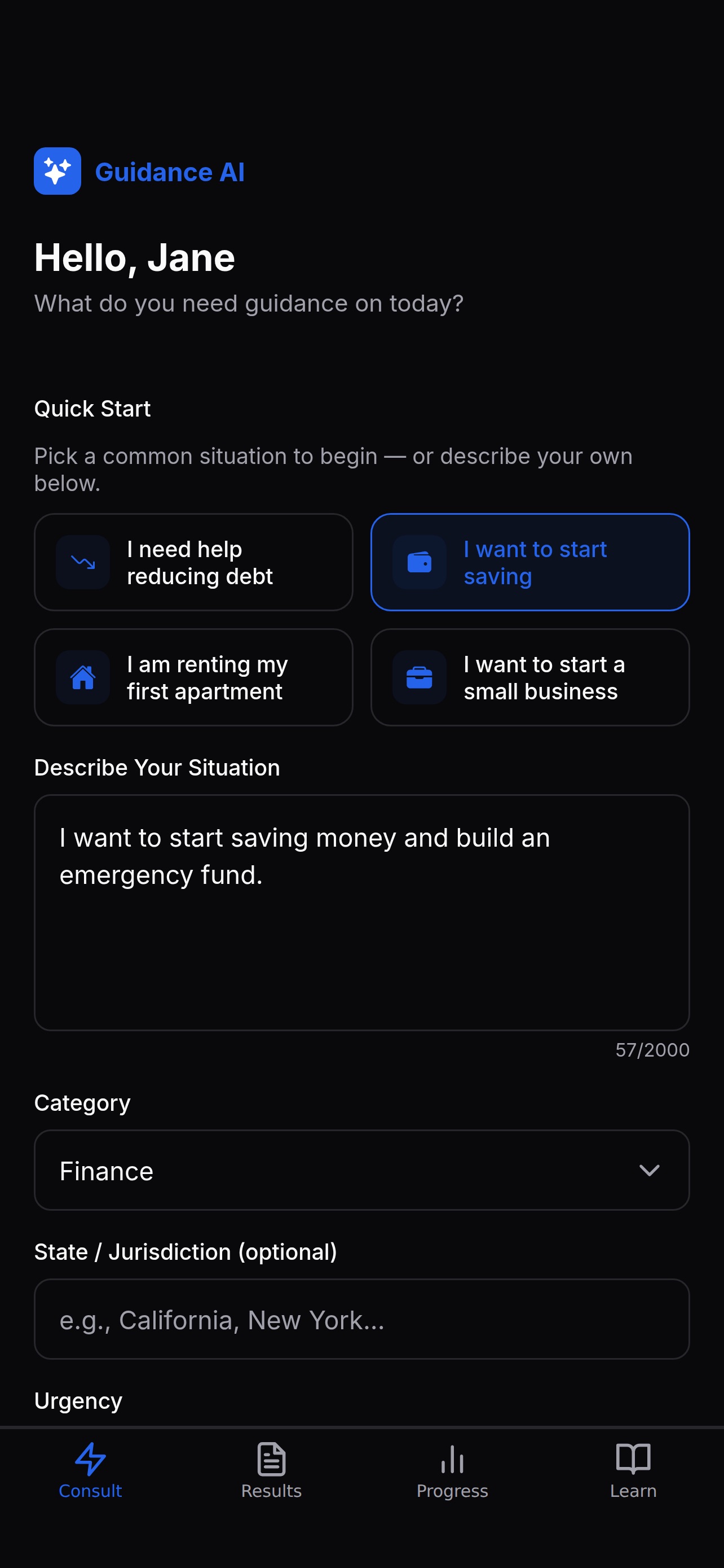 Screenshot 2 of Guidance AI