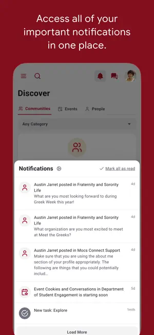 MocsConnect screenshot 2
