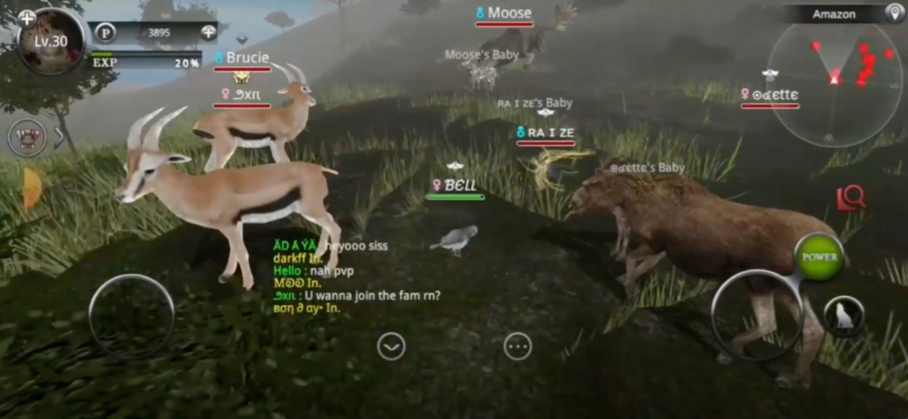 Wild Animals Online(WAO) iOS Mod IPA screenshot 5 - iOS game interface