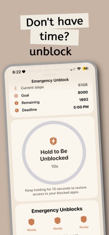 Steps: Screen Time Control Screenshot 3 of 3