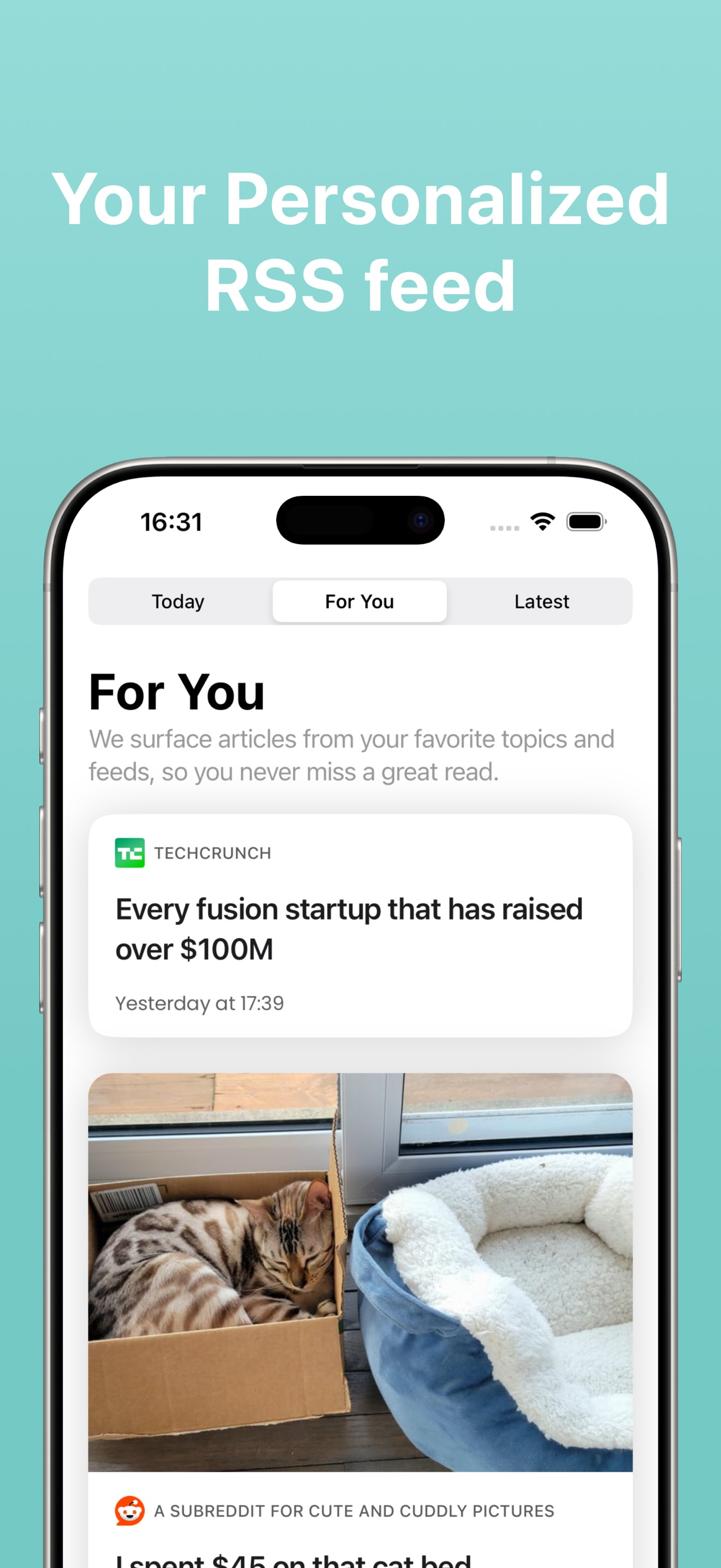 Gazette: RSS News Reader