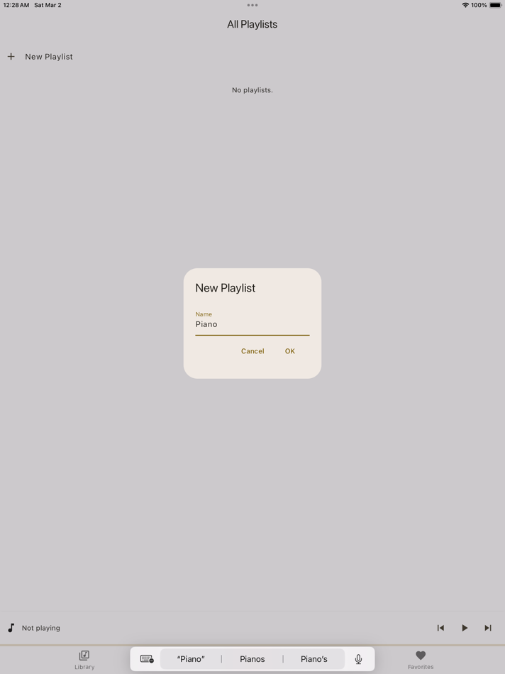 #1. Dreamer Playlist (iOS) By: Di Zhu