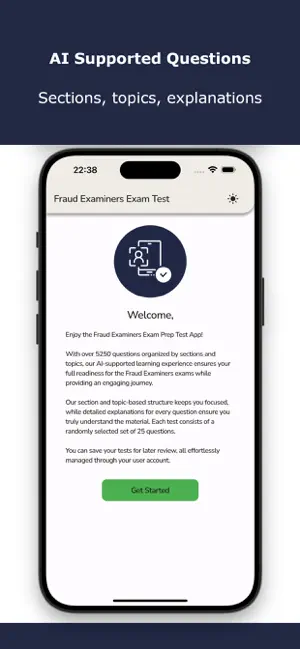 Fraud Examiners Exam Prep Test screenshot 2