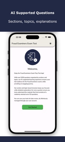 Fraud Examiners Exam Prep Test Screenshot 2 of 5