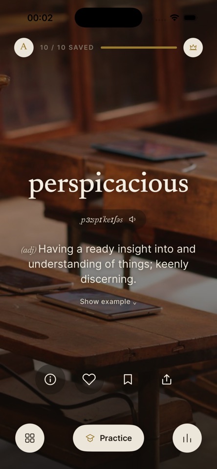 Lexfall: Advanced Vocabulary screenshot 3