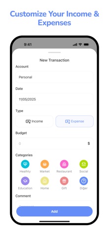 Finance Tracker: Budget Tool screenshot