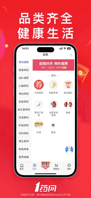 1药网-买药购药,送药到家 iPhone screenshot 4