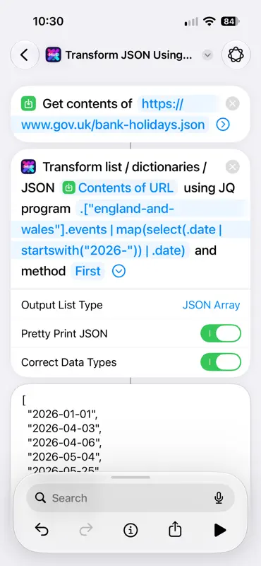 MoE Code: Shortcuts Actions screenshot 5 of 10