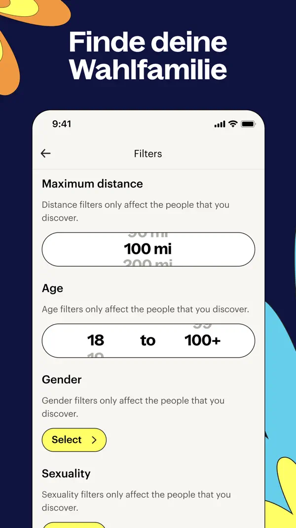 Lex: App für queere Menschen iPhone App Screenshot 9 – Soziale Netzwerke