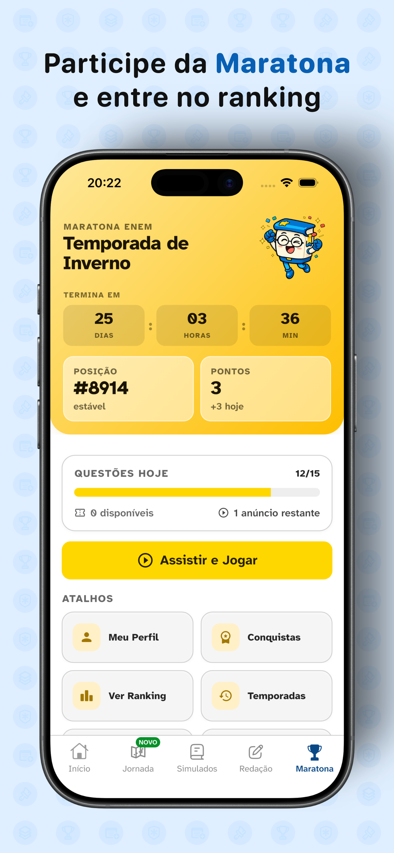 Enem 2026 Questões e Simulados screenshot 4
