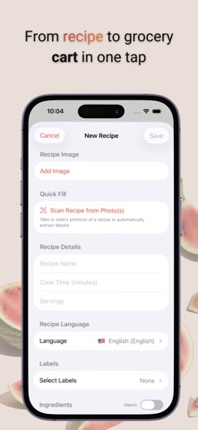 MyRecipesApp screenshot