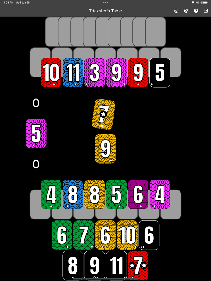 #3. Trickster's Table (iOS) 由: Dan Bravender