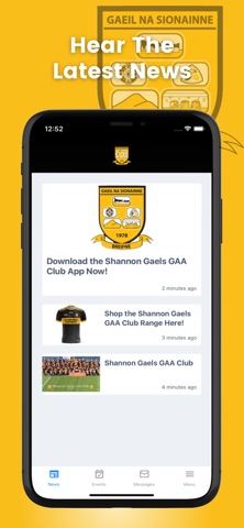 Shannon Gaels GAA Cavan iPhone screenshot